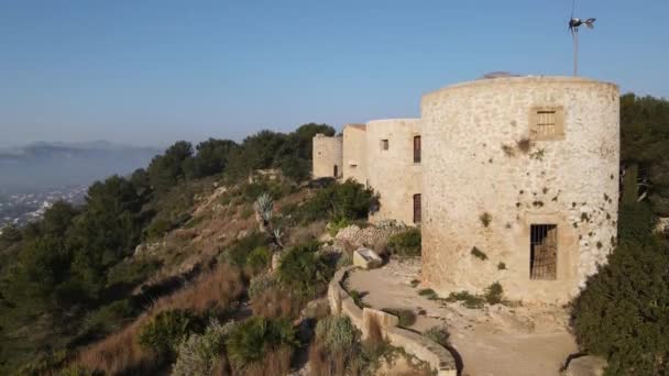 Drone Video Molins Xabia Alicante Spain — стокове відео