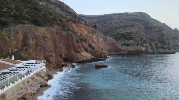 Clody Day Javea Port Aerial Views Javea Port Marina Alta — Stock Video