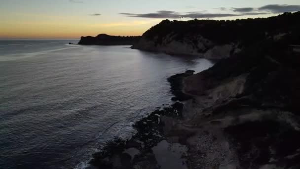 Vistas Cala Blanca Jvea Alicante — Vídeo de Stock