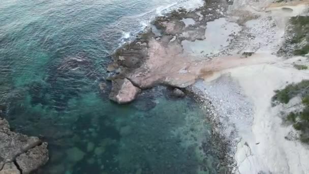Drone Views Cala Blanca Jvea Alicante — стокове відео