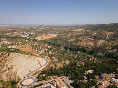 Aerial views from Quesada, Jaen, Andalucia. It's a sunny day in Quesada. 