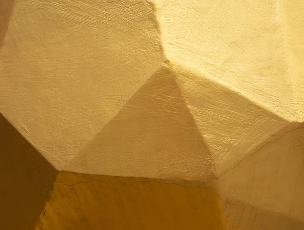 Abstrakt Der Goldfarbe Auf Zement Strukturiert Und Hintergrund — Stockfoto