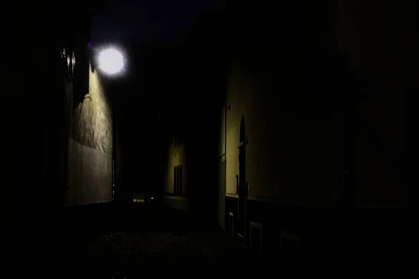 Alley Italian Town Night — Stock Photo, Image