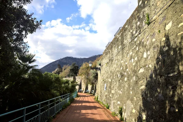 Sendero Panorámico Parque Acantilado Día Soleado —  Fotos de Stock