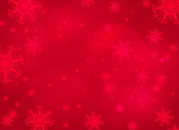 Різдвяний Червоний Зимовий Сніговий Фон Карт Банерів Брошур — стокове фото