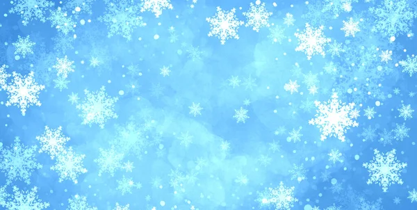 Красивий Зимовий Сніговий Синій Різдвяний Фон Снігопадами Фон Банерів Листівок — стокове фото