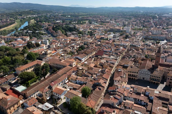 Panoramic Aerial View City Empoli Tuscany Rechtenvrije Stockfoto's