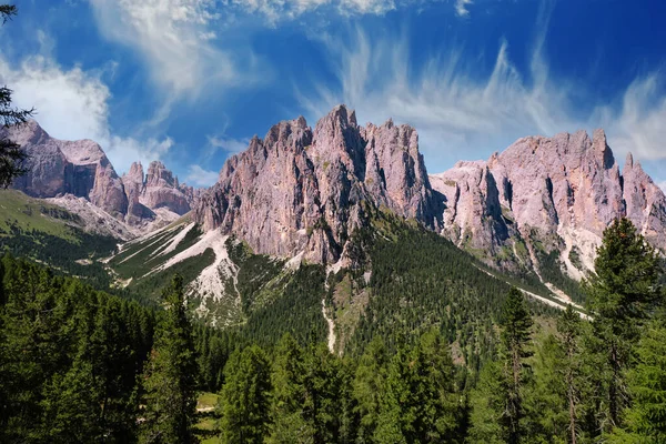 Mountain Group Catinaccio Dolomites Trentino —  Fotos de Stock