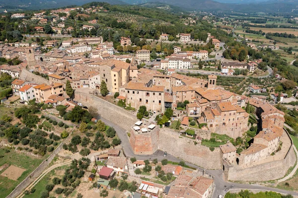 Вид Сбоку Город Anghiari Tuscany — стоковое фото