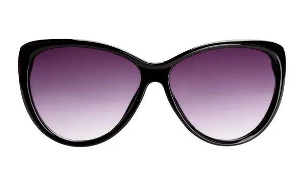 Lunettes Soleil Élégantes Pour Femmes Avec Une Monture Plastique Noir — Photo