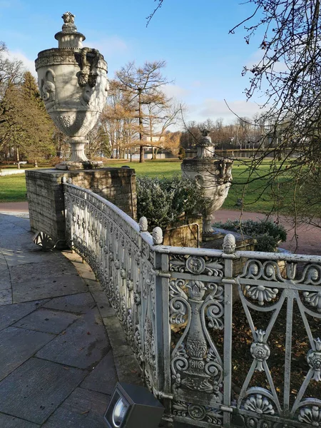 San Pietroburgo Russia Ingresso Principale Palazzo Elaginoostrovsky Con Una Scala — Foto Stock