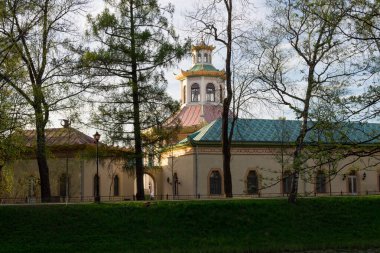 Alexander Park 'taki bir Çin köyünün parçası. Misafir daireleri..