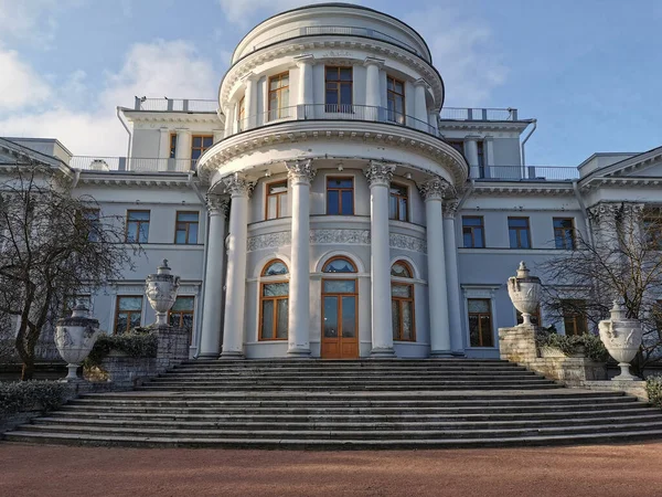 Αγία Πετρούπολη Ρωσία Κύρια Είσοδος Στο Παλάτι Ελαγκινοστρόφσκι Σκάλα Και — Φωτογραφία Αρχείου