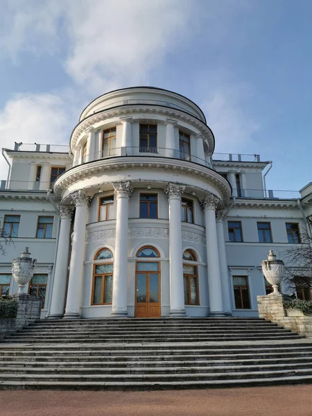 San Pietroburgo Russia Ingresso Principale Palazzo Elaginoostrovsky Con Una Scala — Foto Stock