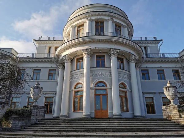 Saint Pétersbourg Russie Entrée Principale Palais Elaginoostrovsky Avec Escalier Des — Photo