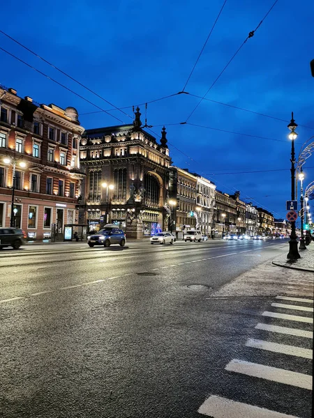 Saint Petersburg Russia Photozone Balloon Malaya Sadovaya Street Petersburg Beginning — стокове фото