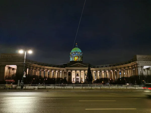 Aziz Petersburg Rusya Petersburg Daki Bolshaya Morskaya Caddesi Noel Için — Stok fotoğraf