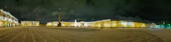 São Petersburgo Rússia Monumento Imperador Nicolau Imperador Rodeado Por Uma — Fotografia de Stock