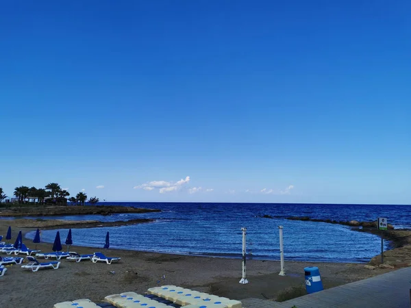 Protaras Chypre Une Plate Forme Observation Sur Les Rives Mer — Photo