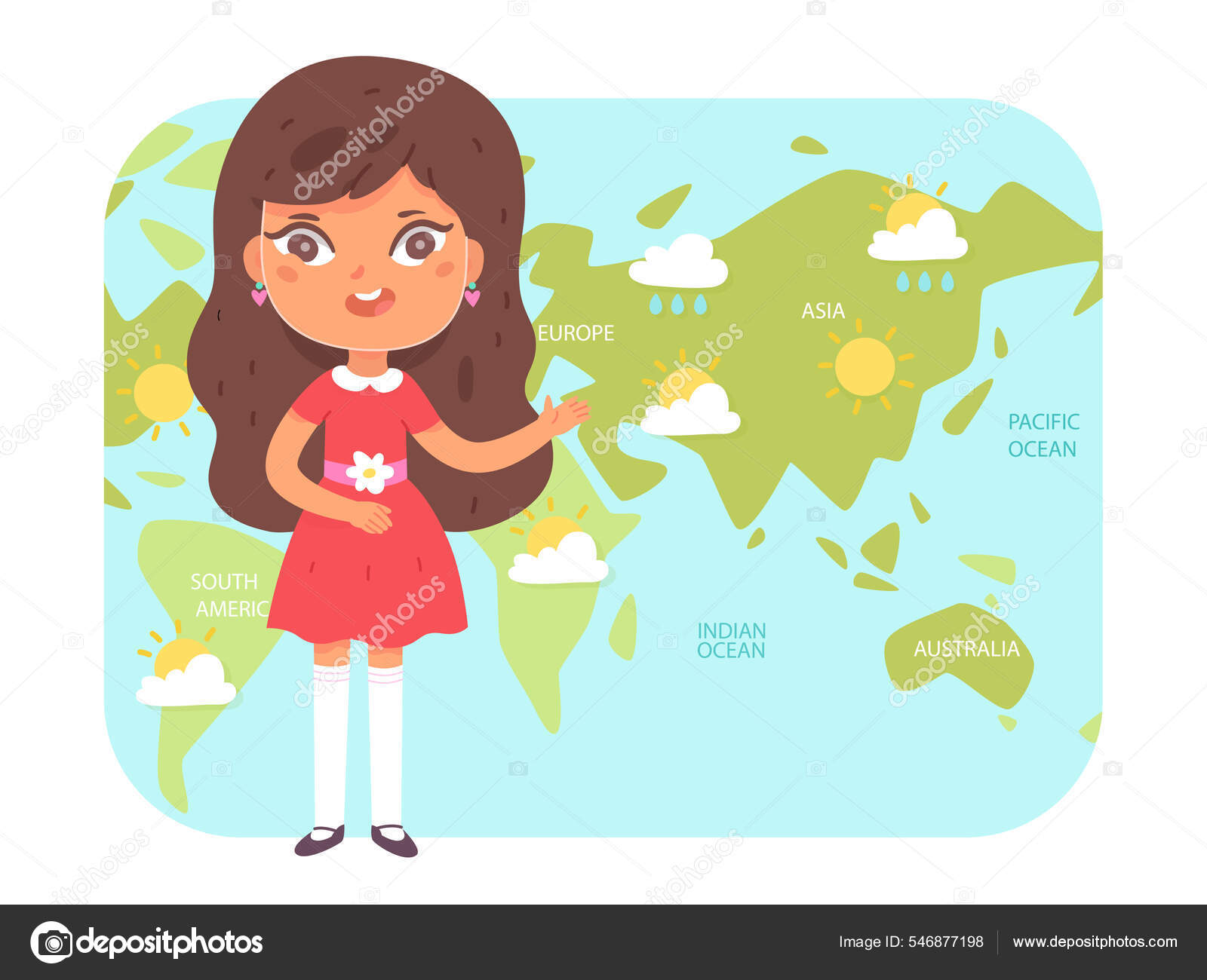 Pronóstico del tiempo en las noticias de televisión con