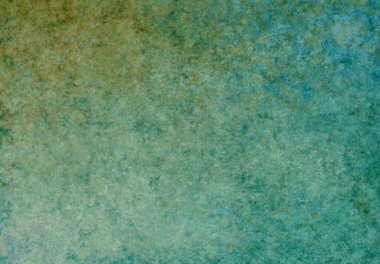 Yeşil bej turkuaz antika arka plan bulanık, gradyan ve suluboya desenli. Sanatsal yaratıcılık ve grafik tasarım için alan. Grunge dokusu. Vintage tasarım için arkaplan kağıdı dokusu.