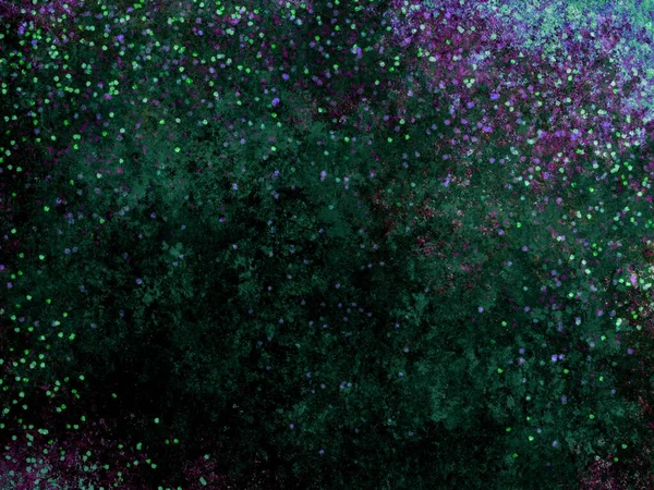 Зеленый Розово Фиолетовый Винтажный Праздничный Рисунок Снежинок Зимний Новогодний Фон — стоковое фото
