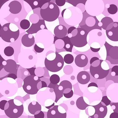 Pembe mor noktalar ve klasik arka planda daireler. Yuvarlak elementlerden dekoratif desenler. Geometrik süs. Yaratıcı fikirler ve grafik tasarımı için alan. 