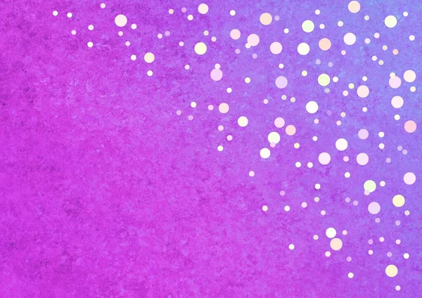 紫色粉红淡紫色背景上的粉红圆点和圆形带模糊和渐变 装饰装饰图案从圆形元素 几何装饰品 创意和平面设计的空间 水彩纹理 — 图库照片