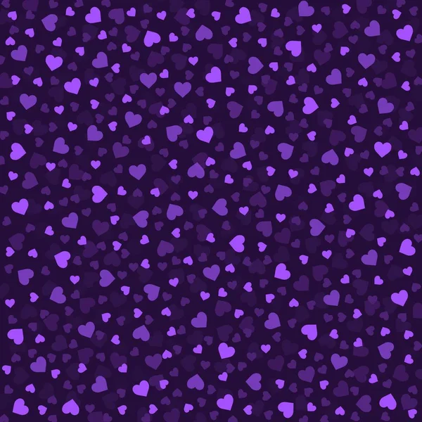 Fundo Lilás Violeta Roxo Com Corações Espaço Para Design Gráfico — Fotografia de Stock