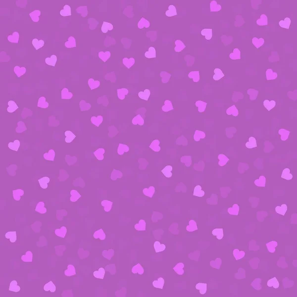 Fondo Violeta Lila Rosa Con Corazones Espacio Para Diseño Gráfico — Foto de Stock