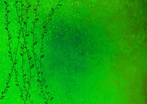 Зелений Старий Старовинний Фон Розмитою Градієнтною Гранжевою Текстурою Тонкі Довгі — стокове фото