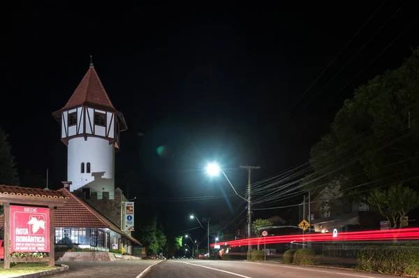 Torre Información Turística Ciudad Nova Petropolis Sur Brasil —  Fotos de Stock