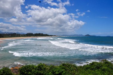 Gamboa 'daki kumsal ve deniz, Santa Catarina