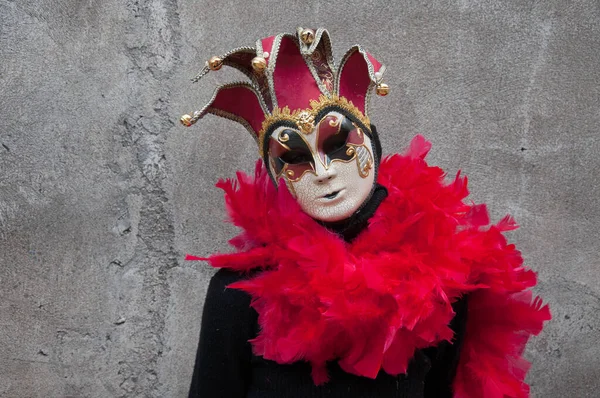 Venedik Karnavalı için maskeli kişi