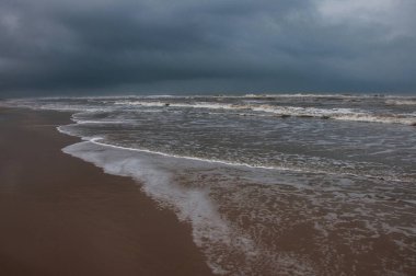 Brezilya, Arroio do Sal plajı manzarası 