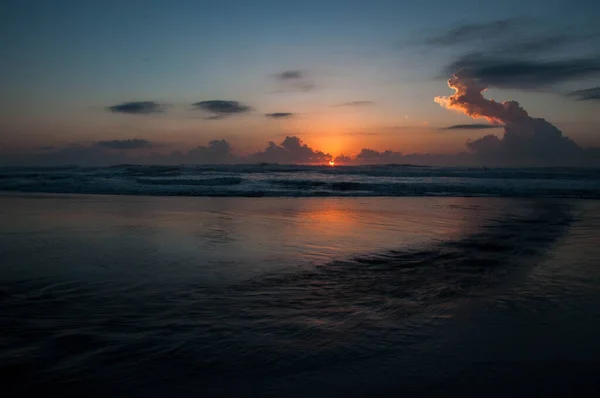 Belo Amanhecer Mar Com Nuvens Arroio Sal Brasil — Fotografia de Stock