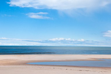 Uruguay 'daki sahil ve deniz