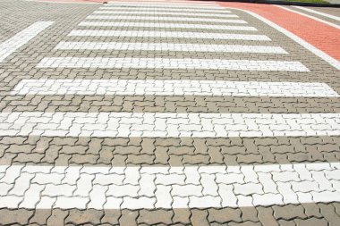 beyaz ve kahverengi kare asfalt yol dokusu arkaplanı