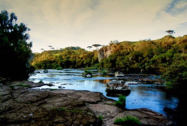 Yazın Brezilya 'da nehir