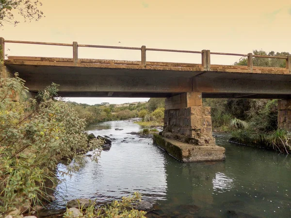 Puente Sobre Río Otoño Brasil —  Fotos de Stock