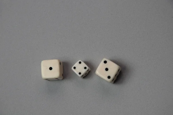 Domino Cubes White Background — Stock Photo, Image