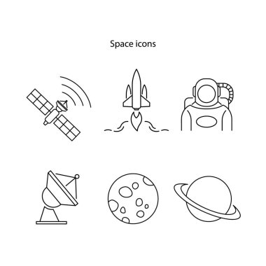 boşluk simgesi beyaz arkaplanda izole edildi. uzay simgesi modayı belirledi ve logo, web, uygulama, UI için modern uzay yolculuğu sembolü. uzay yolculuğu simgesi basit işareti. 