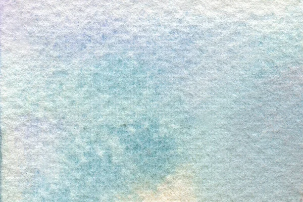 Abstract Blue Watercolor Hand Painted Background Big Grainy Paper Texture — Stock Photo, Image