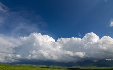 Çin, Xinjiang 'daki güzel Bayinbruck Otlağı