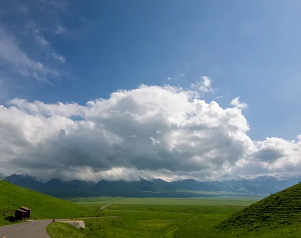 Krásná Bayinbruck Grassland Sin Ťiang Čína — Stock fotografie