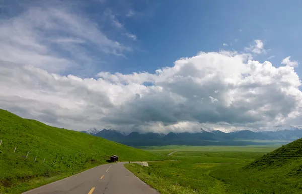 Bela Pastagem Bayinbruck Xinjiang China — Fotografia de Stock