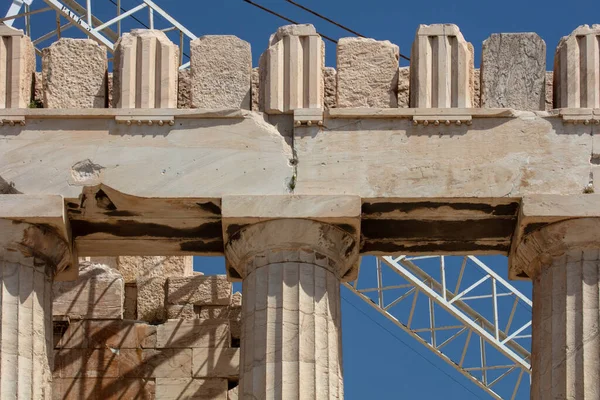 Partenon Templo Acrópole Atenas Grécia — Fotografia de Stock