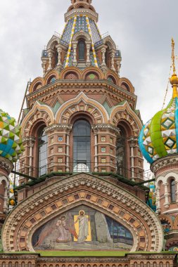 St. Petersburg Rusya 'da Kan Döken Kurtarıcı Kilisesi.