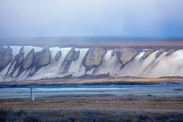 Dalton Highway Alaska Glaciares Icebergs Círculo Polar Ártico — Foto de Stock