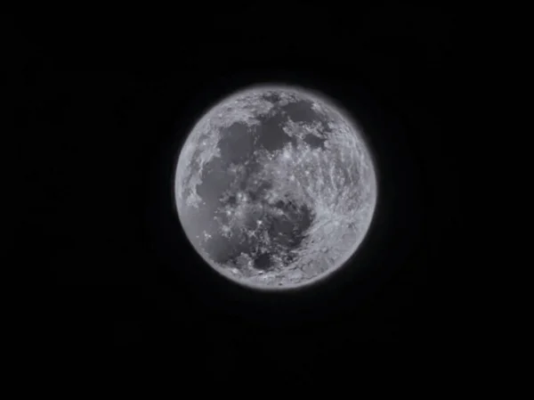 Nacht Mond Mond Sonnensystem — Stockfoto